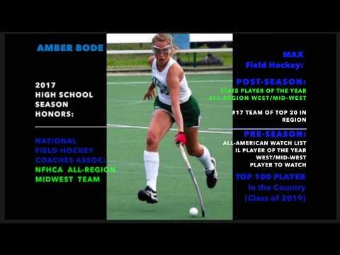 Video of Amber Bode: 2017 Highlights vs Top 4 teams (Junior year)