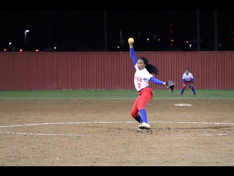 Video of Aniyah Williams RHP/OF Sam Houston HS