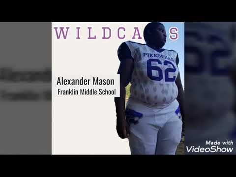 Video of Alexander Mason OL/DL 12U Highlights