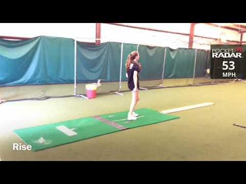 Video of Pitching Practice 