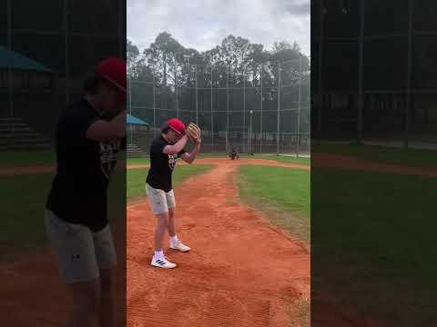 Video of 70% Bullpen pre Perfect Game NIT:  4-Seam, 2-Seam, Slider, CB, Change