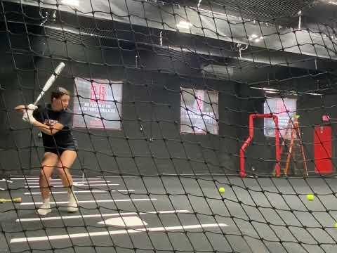 Video of Autumn Weil 2024 Practice Hitting Video 1