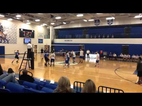 Video of Justin English volleyball 4-13-16
