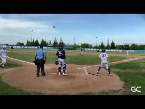 Video of 3run Walkoff Double Center Field Wall, Varsity, Sophomore Year, April