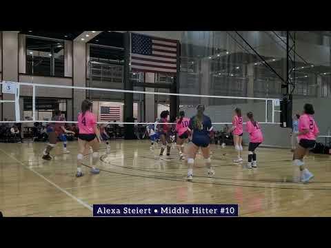Video of Alexa Steiert--Stars Volleyball 2024 17-Open