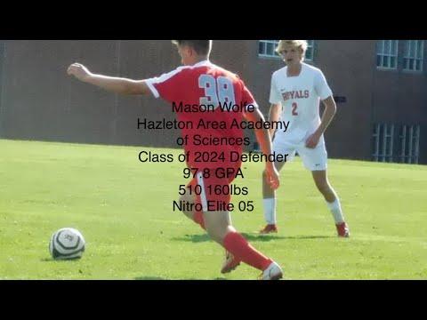 Video of Hazleton Area High School Boys' Soccer Mason Wolfe Highlight Video 2022-2023