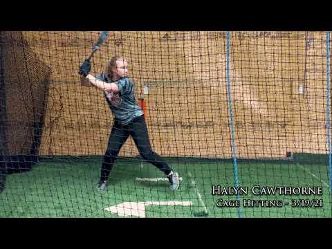 Video of Personal Hitting / Fielding Workout (3/19/21)