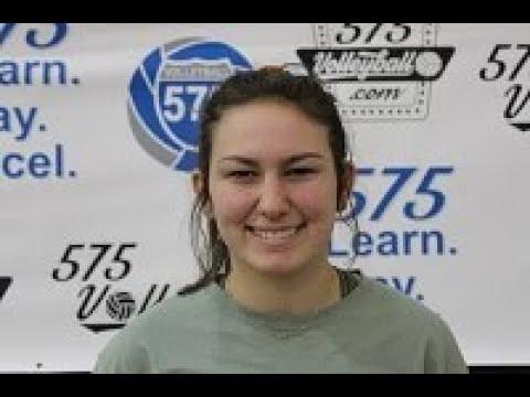Video of Theresa (Alex) Boydstone - Setter Class of 2020 - Skills Video - 575 Volleyball 18 Sara