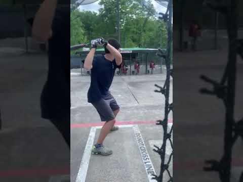 Video of Batting Cages 85 MPH (May 2022)