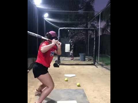 Video of Hitting off front toss