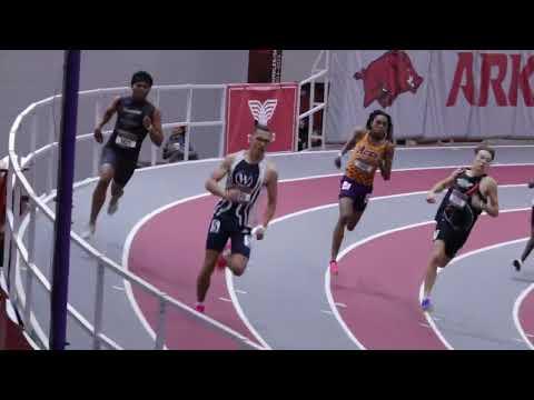 Video of indoor 400m dash 50.73