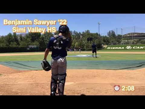 Video of Benjamin Sawyer - CO' 2022 - Simi Valley High School - R/R Catcher/3rd