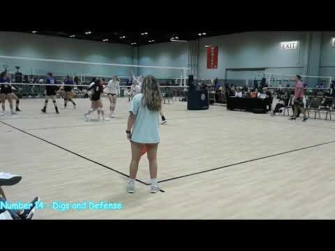 Video of Alyssa Blessinger volleyball highlight video #4 2019