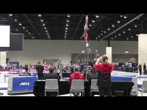 Video of Level 10 Uneven Bars Routine 2023