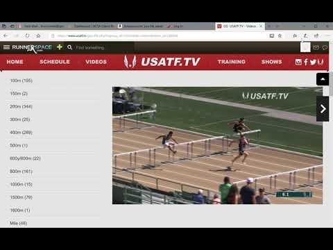 Video of 110MH at Decathlon 2019 JO Nationals