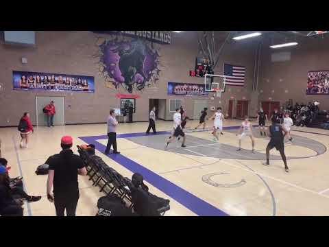 Video of Kris Horton 18.5p 10.5r 4.6blk #1 Southern Section in Blks