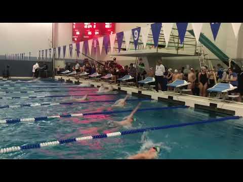 Video of Elliot swimming backstroke