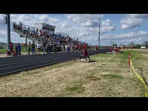 Video of 8th grade 100 meter 12.0