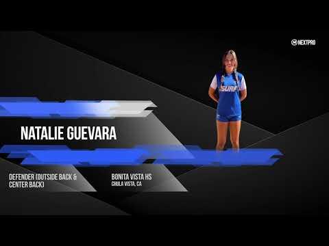 Video of Natalie Guevara Class of 2024 - San Diego Surf ECRL G05 and ECNL G05 2022 - Highlight Reel 1
