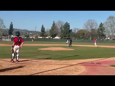 Video of Double vs. Whittier Christian 3/24/25