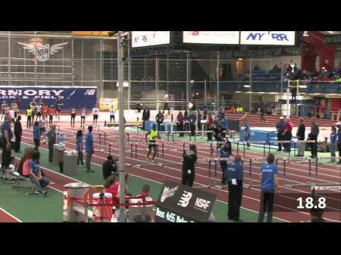 Video of 2013 New Balance Indoor Nationals: Shuttle Hurdle Relay, 3rd person, 5th place overall
