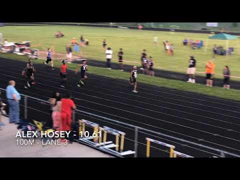 Video of Alex Hosey - 100m 10.61 (hand)