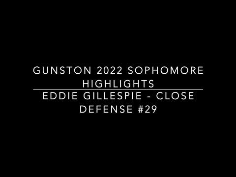 Video of Sophomore Highlights Gunston 2022 Eddie Gillespie