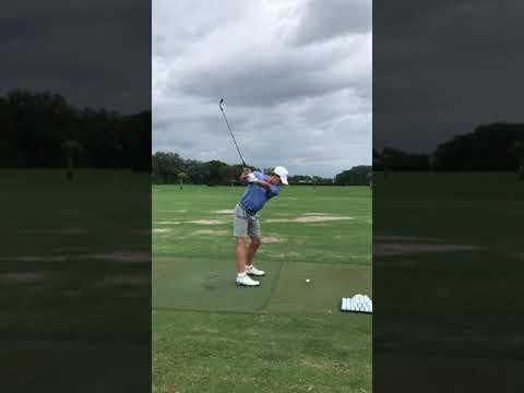 Video of 7 iron full swing 