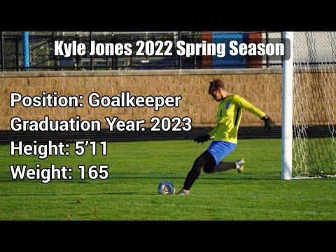 Video of Kyle E. Jones 2022 Spring Goalkeeper Highlights 