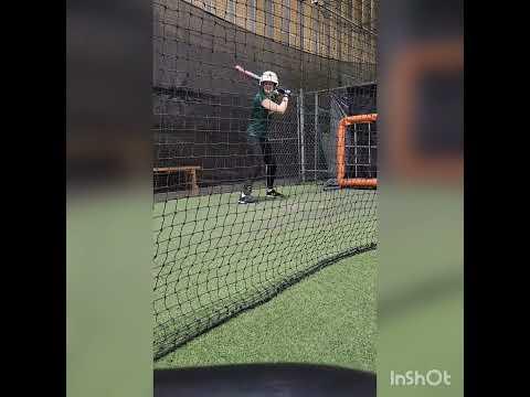 Video of maddie Crick 2024 Hitting practice