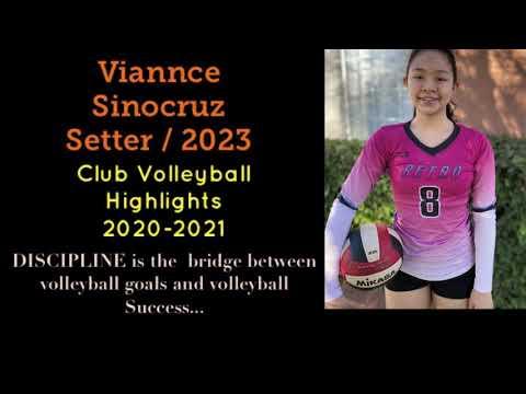 Video of Viannce Sinocruz / Setter- 2023 / Club Volleyball Highlights 2020-2021