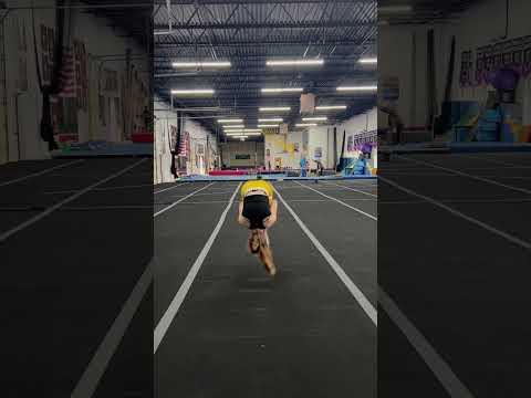 Video of Toe-touch tuck on spring floor