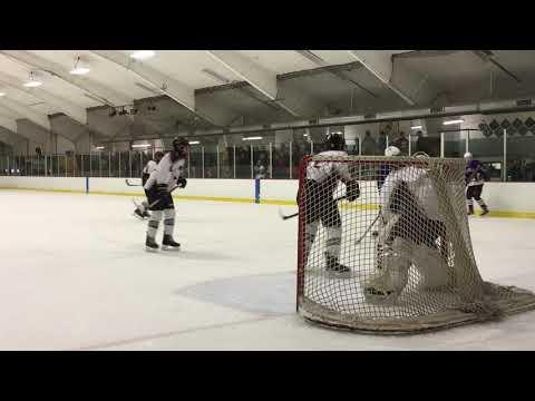 Video of LI vs Brattleboro 1-25-20 movement in front of net, following puck (Conlon St. John - goalie)