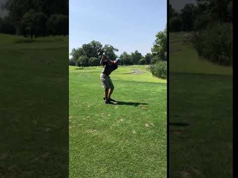 Video of 8 iron stuck to 5 feet left from the pin