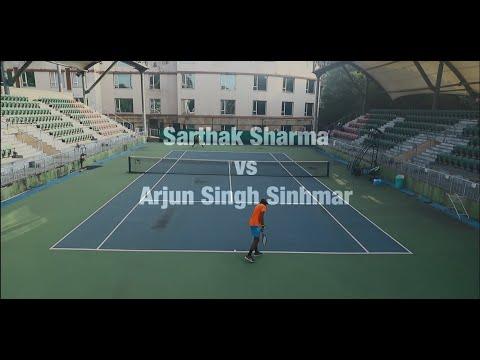 Video of Sarthak Sharma - College Tennis Recruiting Match Video 1 (Fall 2022)