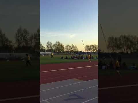 Video of West Coast Frosh Soph Relays - 1st place - 13'3 PR