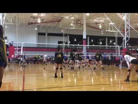 Video of First quarter 2019 volleyball #24 2022 DS/oh 