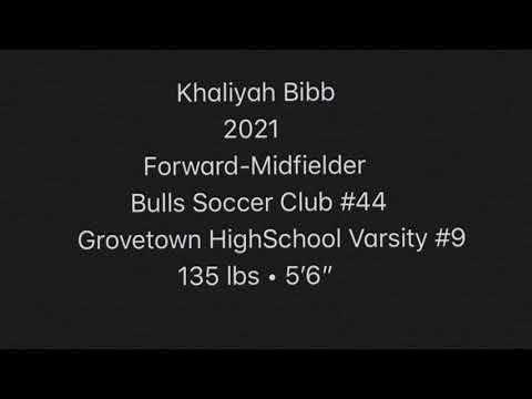 Video of Khaliyah Bibb-2021-Forward-Midfielder 