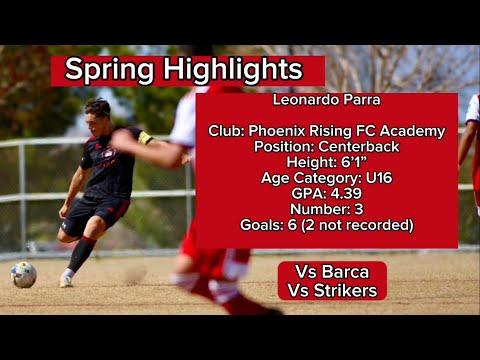 Video of Leo’s Touches in Game Highlights (Barca Academy and Strikers MLS Next)