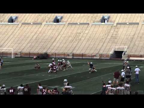 Video of 47 yard FG Spring Scrimmage 5/15/15