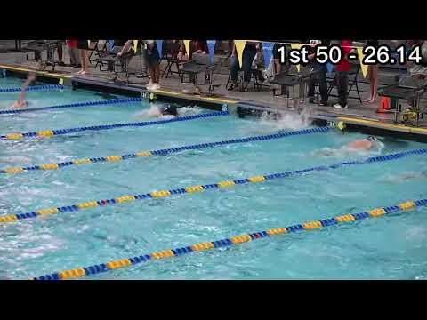 Video of 100-yard Backstroke MCAC