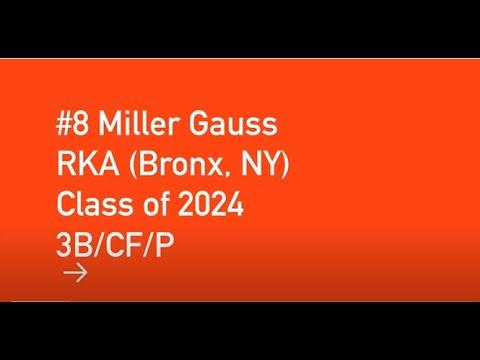 Video of Miller Gauss class of 2024, Junior Year Offensive Highlights