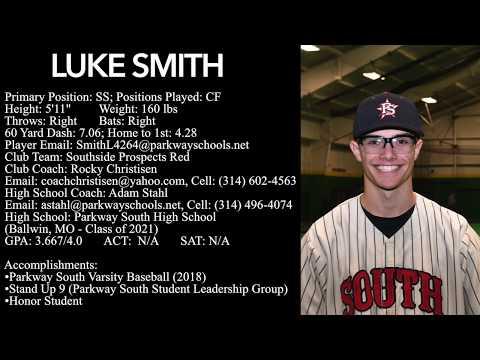 Video of Luke Smith - Baseball Skills Video (Class of 2021)