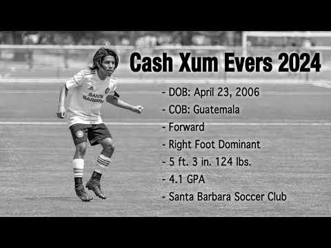 Video of Cash Evers 2024 Forward Santa Barbara Soccer Club DISTRIBUTION