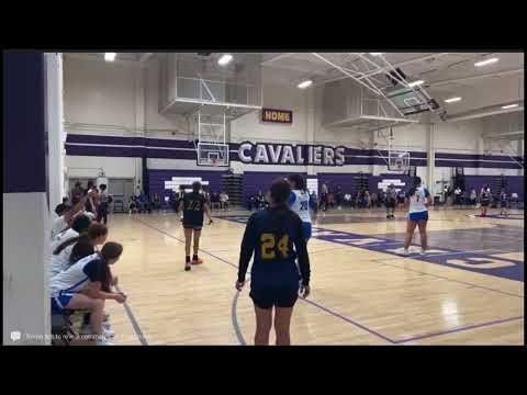 Video of Lainey Dugga #7 (white) Class of 2024 Battle on the Hardwood Game 3 08202023