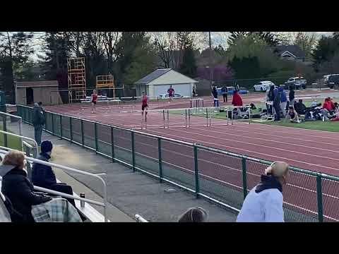 Video of First 300MH race of the year, winning time of 42.7 into some tough wind 