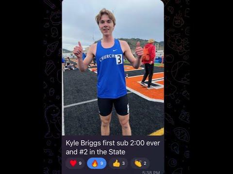Video of Kyle at Roseburg Invitational. 
