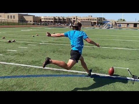Video of 65 Yard Field Goal to tie all time Kicking World record
