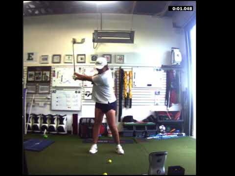 Video of Ashley Cong -- Golf Swing Front View