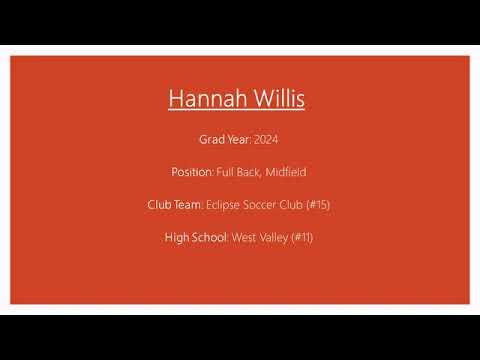 Video of Hannah Highlight Reel Spring 2021